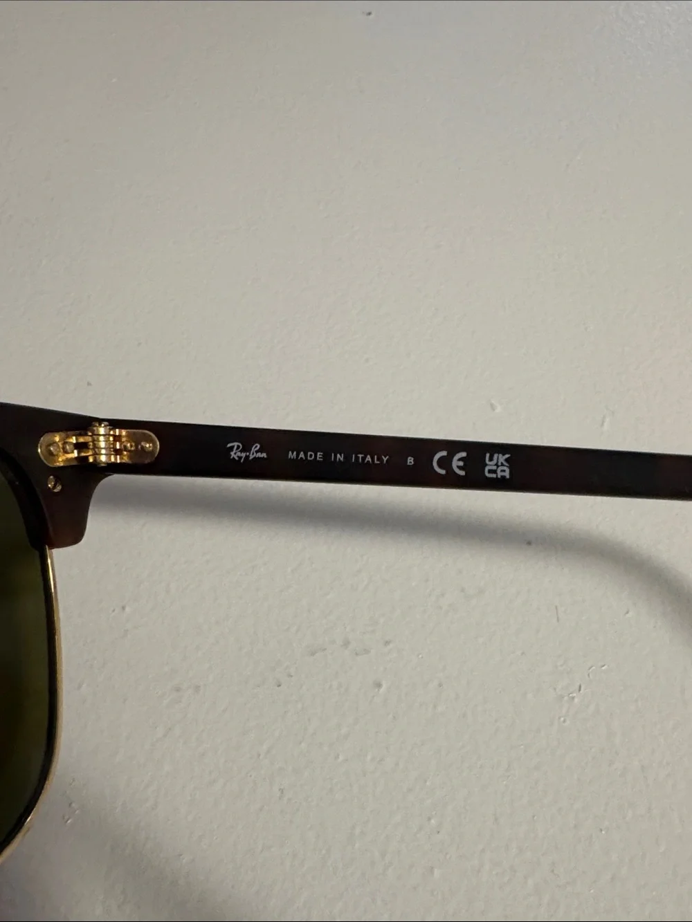 Ray-Ban Sunglasses with Blue Mirror Lenses and Tortoise Brow